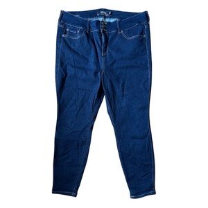 Torrid Jegging Skinny Stretch High Rise Dark Wash Jeans  Size 22S
